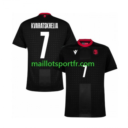 Maillot de Foot Georgia Kvaratskhelia 7 Exterieur UEFA Euro 2024
